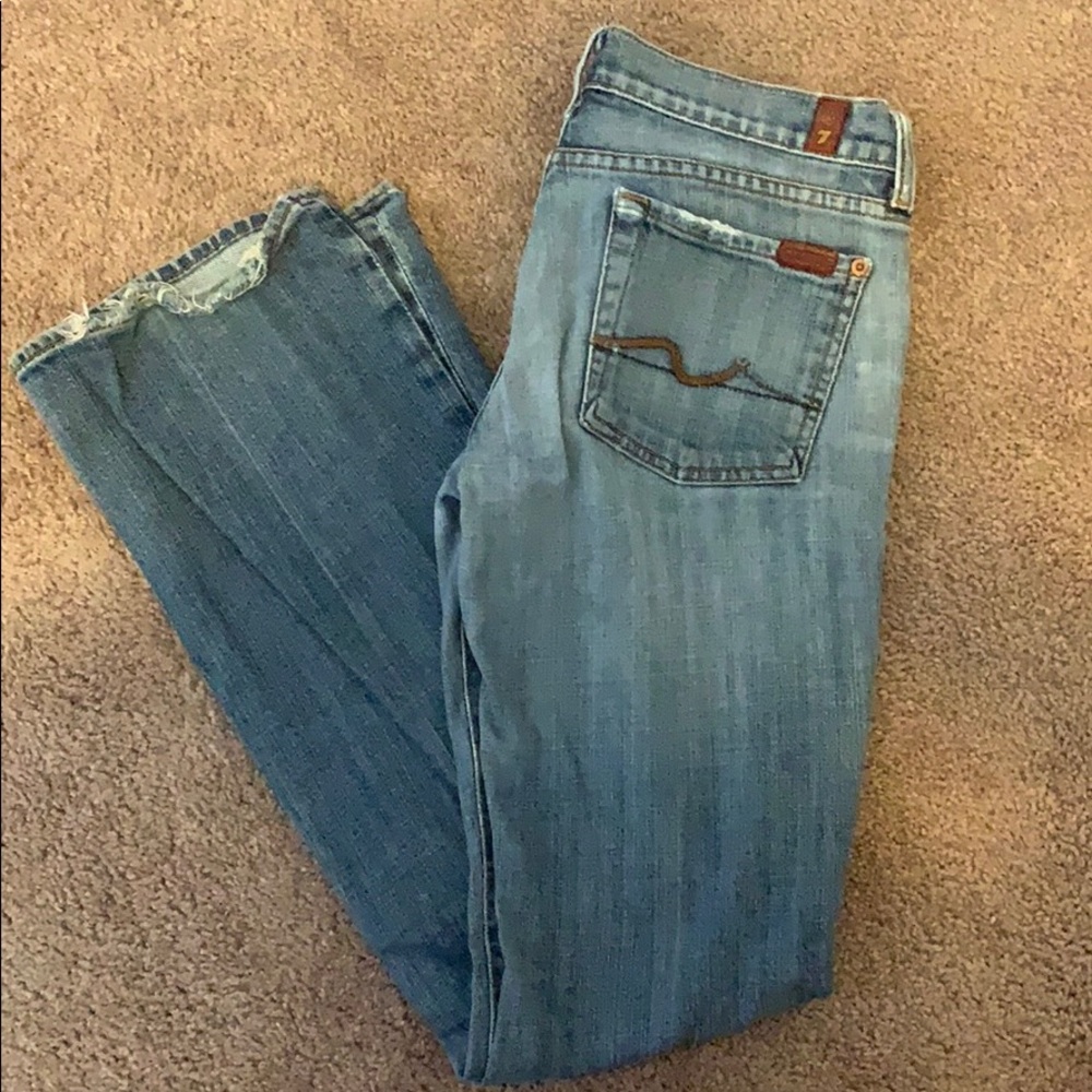Bootcut denim jeans